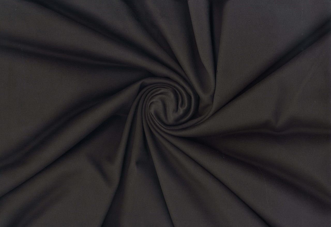 French Terry Suede Fabric by the Yard 100% Polyester Knit 2-Way Stretch 220 GSM