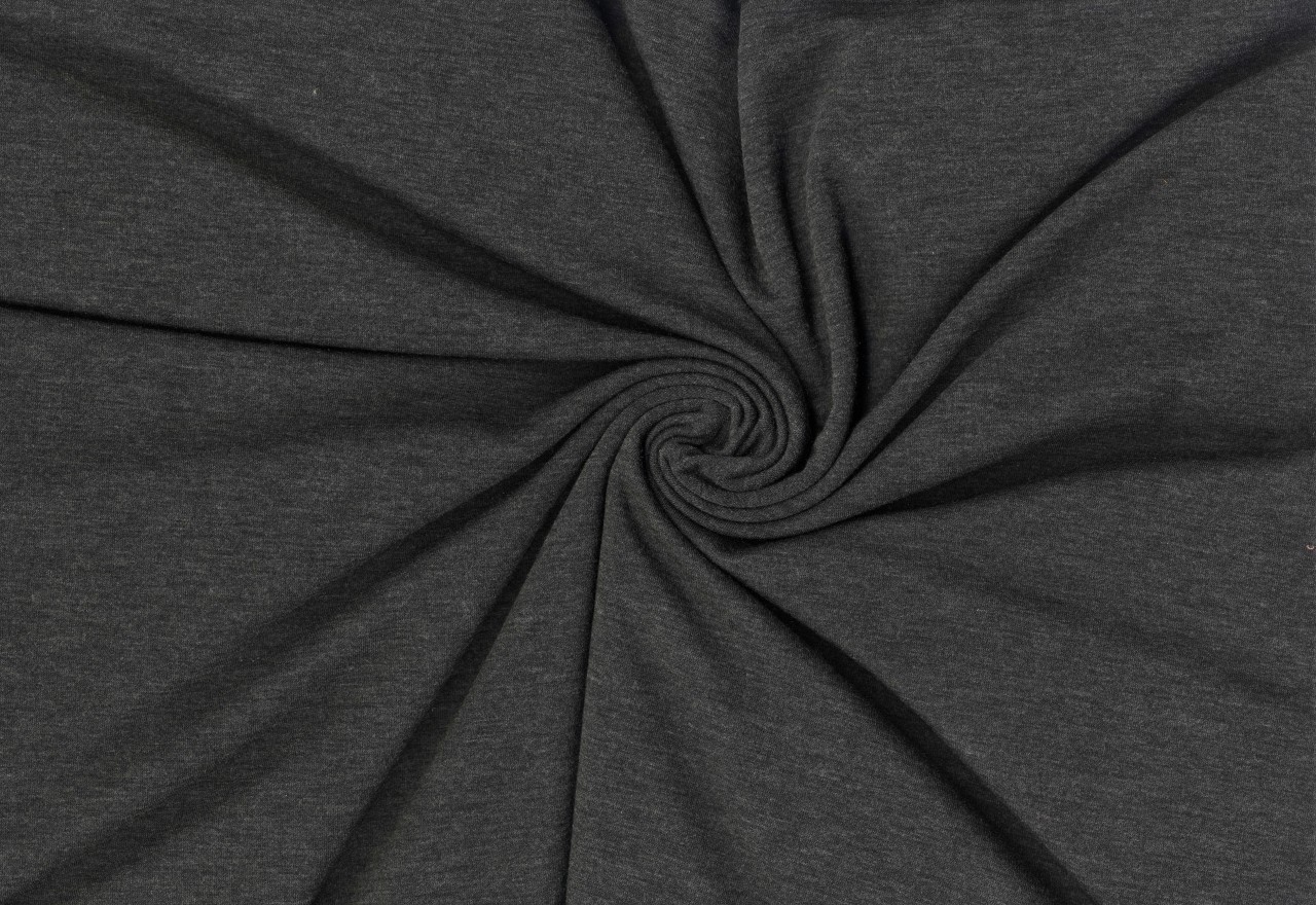 French Terry Knit Fabric by the Yard 4-Way Stretch Poly Rayon Spandex 190 GSM