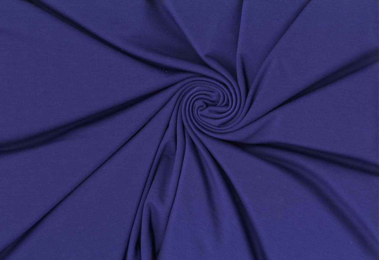 French Terry Knit Fabric by the Yard 4-Way Stretch Poly Rayon Spandex 190 GSM