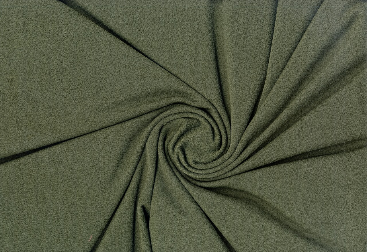 Vibe Techno Scuba Crepe Knit Fabric by the Yard 4-Way Stretch Polyester Spandex