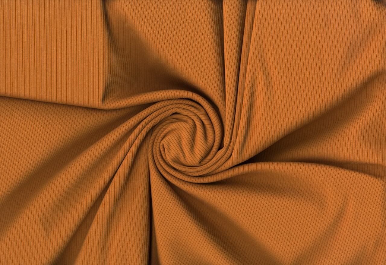 Skinny 4X2 Rib Knit Fabric by the Yard — 4-Way Stretch, 52/54″