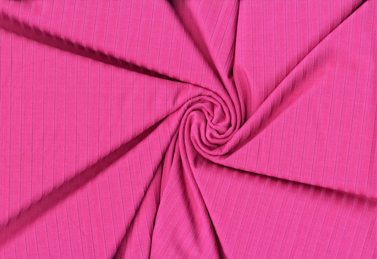 Mississippi Rib Knit Fabric by the Yard 4-Way Stretch 270 GSM Poly Rayon Spandex
