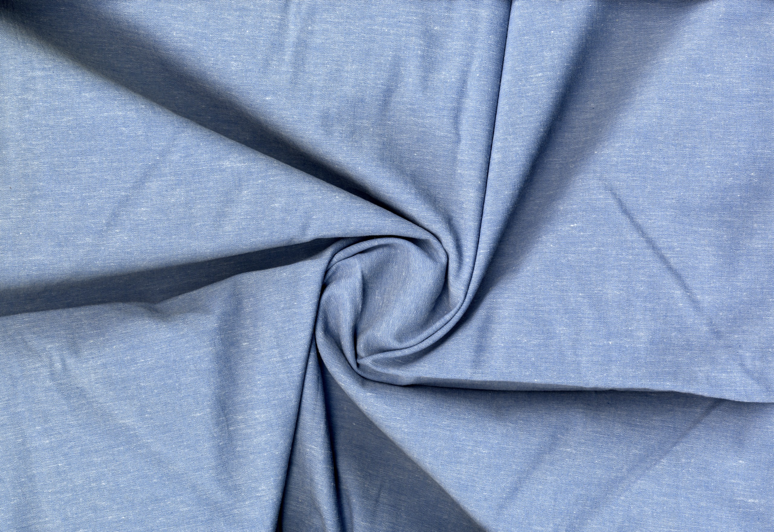 Stretch Chambray Cotton Material Woven Plain Weave for Dresses Skirts Crafts 120